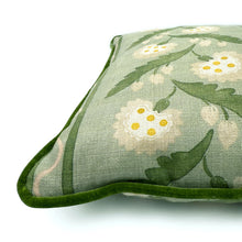 Load image into Gallery viewer, Linwood Polly Stripe Moss Cushion