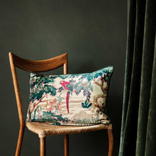 Load image into Gallery viewer, Linwood Jungle Rumble Velvet Cushion