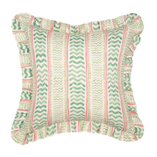 Load image into Gallery viewer, Wriggle Room Cushion Green/Pink
