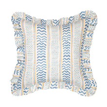 Load image into Gallery viewer, Wriggle Room Cushion Blue/Yellow
