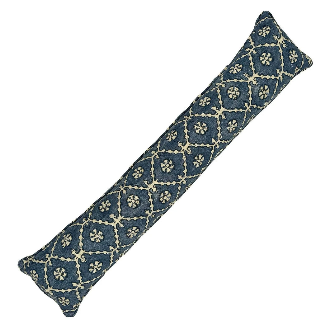 Khiva Dark Indigo Draught Excluder