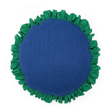 Load image into Gallery viewer, Round Single Ruffle Cobalt
