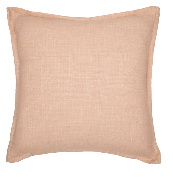 Baker House Linen Cushion Blush