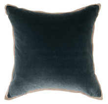Load image into Gallery viewer, Baker House Velvet Cushion. Teal
