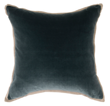 Load image into Gallery viewer, GP&amp;JBAKER Baker House Velvet Cushion. Teal
