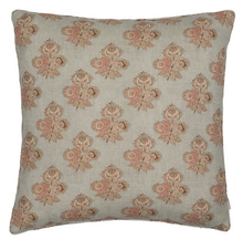 Load image into Gallery viewer, GP &amp; J Baker Poppy Paisley Cushion. Aqua
