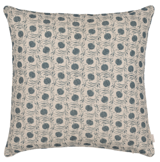 GP & J Baker Seed Pod Cushion. Blue