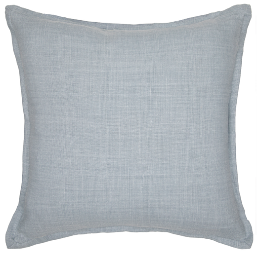 GP&JBAKER Baker House Linen Cushion. Soft Blue