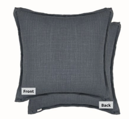 GP&JBAKER Baker House Linen Cushion. Marine