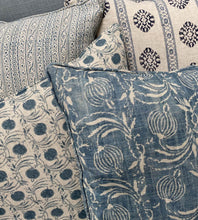 Load image into Gallery viewer, GP &amp; J Baker Seed Pod Cushion Blue
