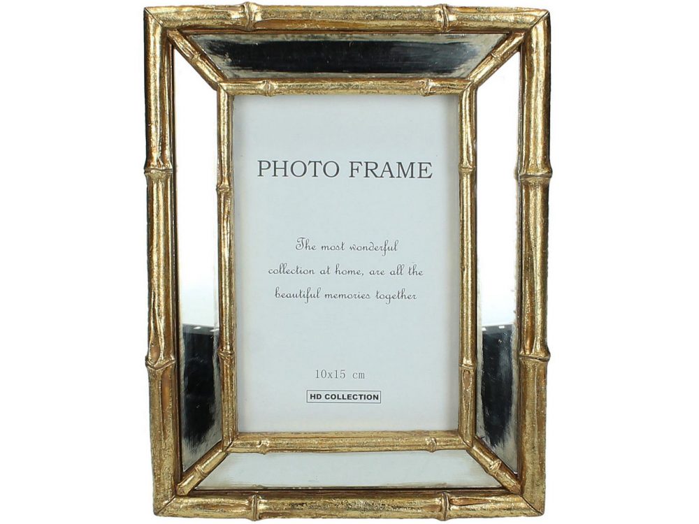 Gold Mirrored 5x7 inch Photo Frame