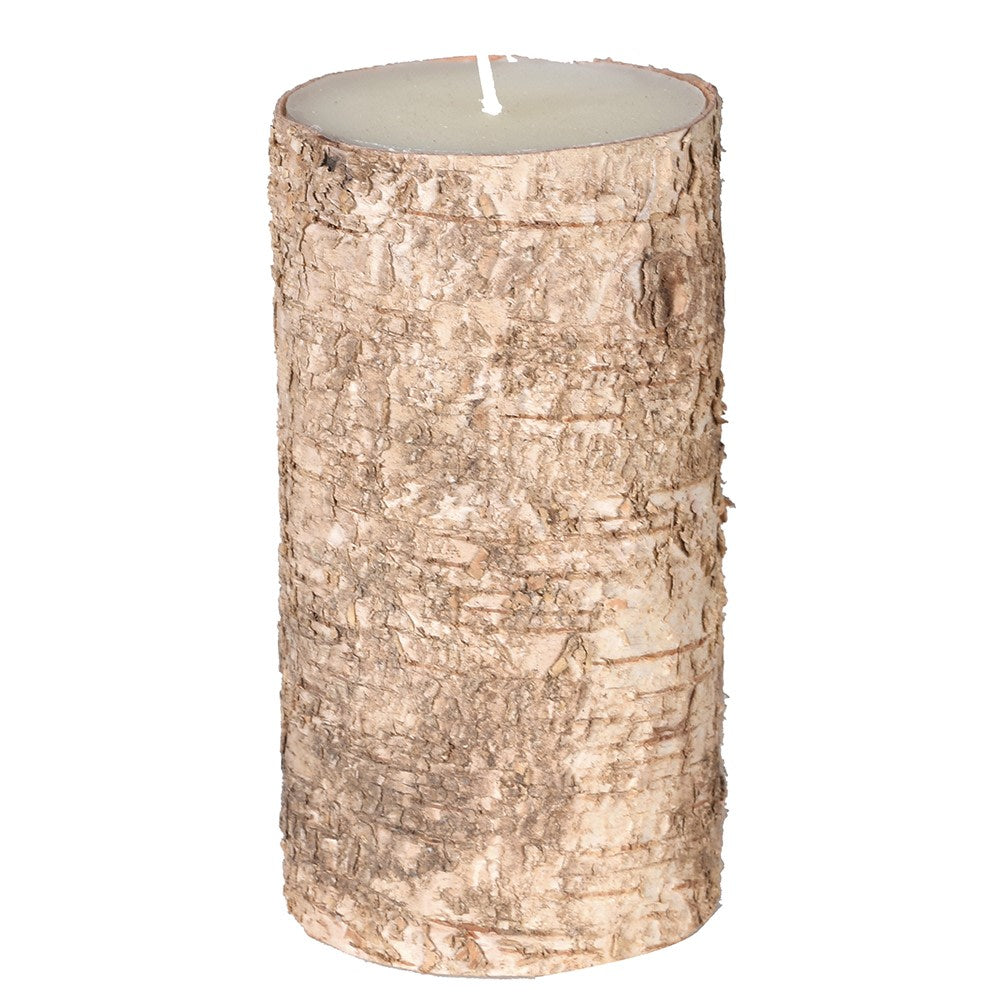Large Birch Bark Candle