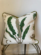 Load image into Gallery viewer, Woodstock Gold Leaves Cushion
