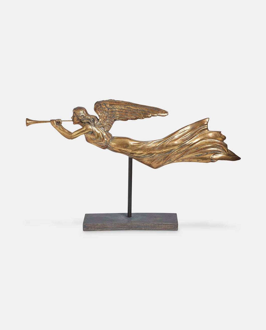 Golden Angel with Trumpet